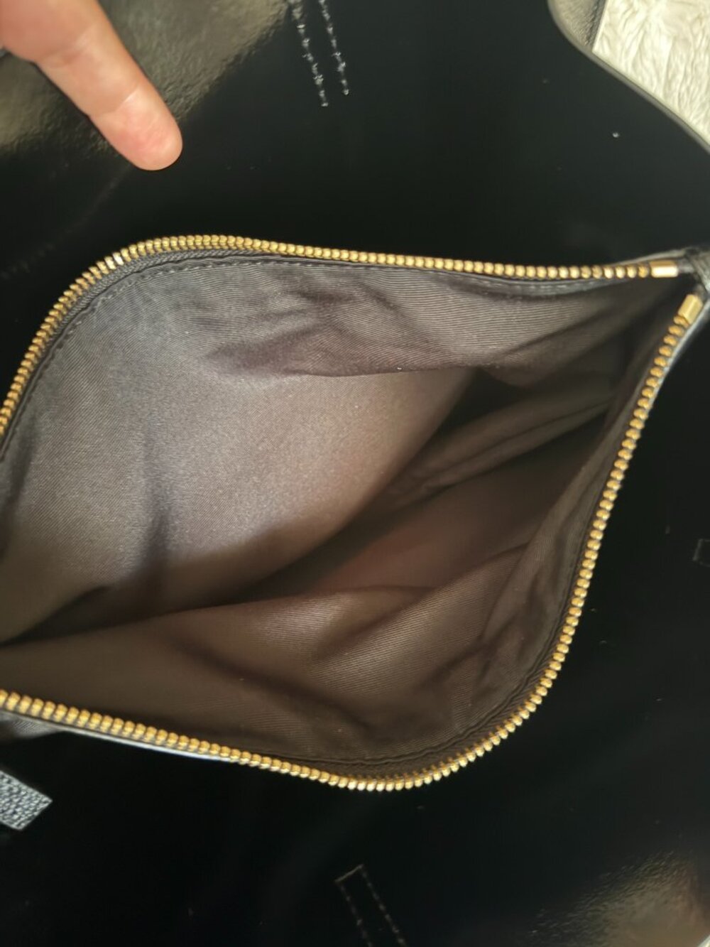Marc Jacobs The Grind Black Leather Tote Shoulder Bag - Picture 12 of 16